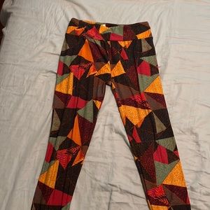 Lularoe multi-colored leggings